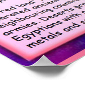 History, Ancient Egypt Geography Poster (Hoek)