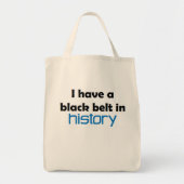 History black belt tote bag (Voorkant)