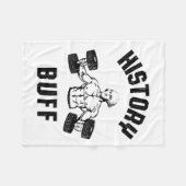 History Buff Funny George Washington Workout , Sma Fleece Deken (Voorkant (Horizontaal))