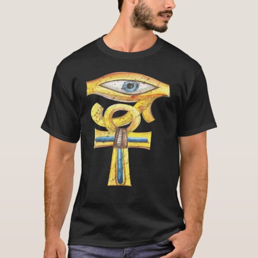 History of Ancient Egypt  Egyptology Eye T-shirt (Voorkant)