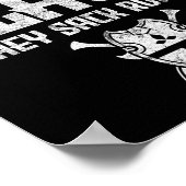 History Teacher Real Goths Don't Wear Black They S Poster (Hoek)