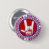 HISTOTECHNISCHE HISTOLOGIETECH LOVE LOGO ASL RONDE BUTTON 5,7 CM (Voorkant /achterkant)