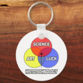 Histotechnologie ... Science Art Luck Sleutelhanger (Voorkant)