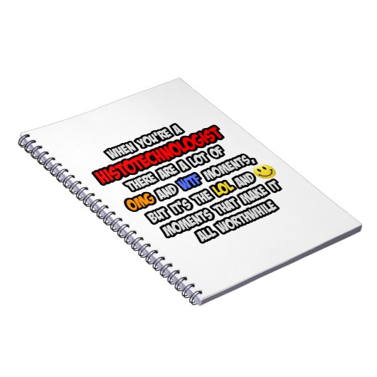 Histotechnologist ... OMG WTF LOL Notitieboek (Rechterzijde)