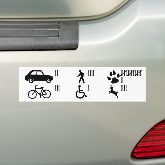 Hit Counter Bumpersticker (Op auto)