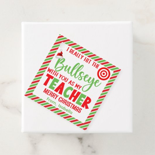 Hit de Bullseye kerst Bedankjes Labels (In situ)