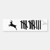 Hit Deer Tally Bumpersticker (Voorkant)