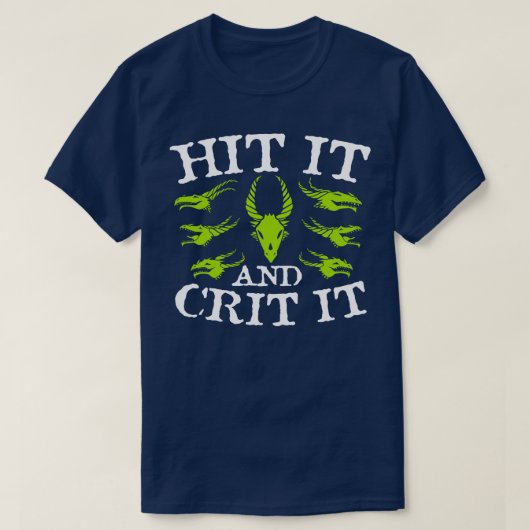 Hit en Crit it T-shirt (Design voorkant)
