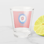 Hit en Roll Curling Shot T-shirt Glas (Achterkant)