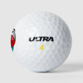 Hit golfbal Cartoon Golfballen (Logo)