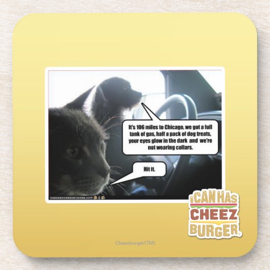 Hit it it it. bier onderzetter (Voorkant)