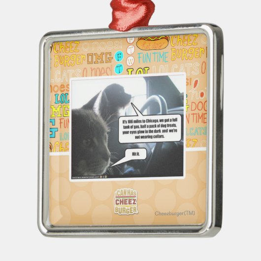 Hit it it it. metalen ornament (Links)