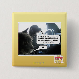 Hit it it it. vierkante button 5,1 cm