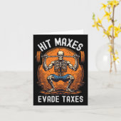 Hit Maxes Ontwijken Belastingen Grappige Gym Bodyb Kaart (Gele Bloem)