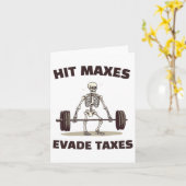 Hit Maxes Ontwijken Belastingen Grappige Gym Bodyb Kaart (Gele Bloem)
