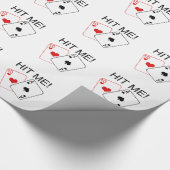 HIT ME! Blackjack Cadeaupapier (Hoek)