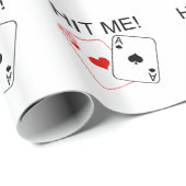 HIT ME! Blackjack Cadeaupapier (Rol Hoek)