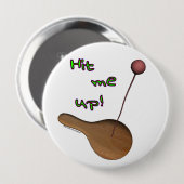 Hit me omhoog! Knoop Ronde Button 4,0 Cm (Voorkant /achterkant)