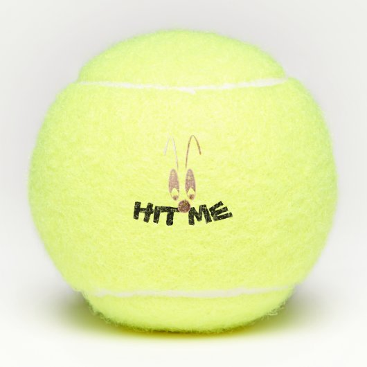 Hit Me Tennisbal Tennisballen (Voorkant)