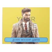 Hit Mijn Pics V2 Foto Gepersonaliseerd Aangepast N Notitieblok (Voorkant)