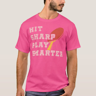 Hit Sharp Play Slimmer Ping Pong Tafeltennis T-shirt