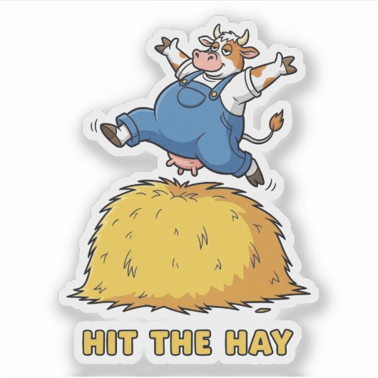 Hit the Hay Sticker (Voorkant)