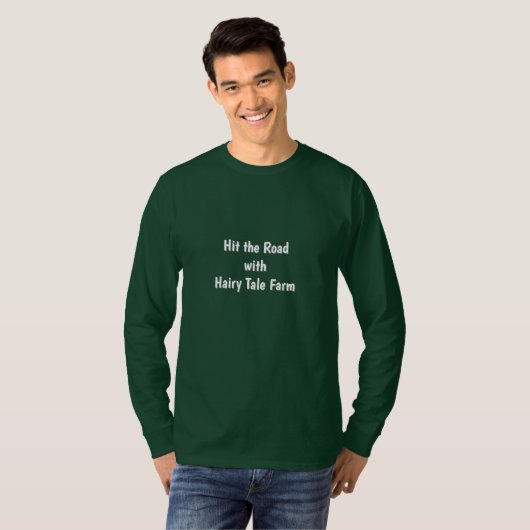 Hit the Road beroemd gemaakt door Hairy Tale Boerd T-shirt (Voorkant volledig)