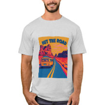 Hit The Road -  Camper Van Road Trip T-shirt