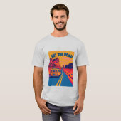 Hit The Road -  Camper Van Road Trip T-shirt (Voorkant volledig)
