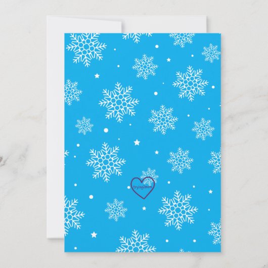 Hit the Slopes, Snowboard Boy Birthday Kaart (Achterkant)