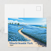Hitachi Seaside Park Japan Briefkaart (Voorkant / Achterkant)
