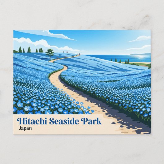 Hitachi Seaside Park Japan Briefkaart (Voorkant)