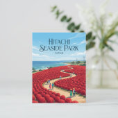 Hitachi Zeebospromenade Japan Briefkaart (Staand voorkant)