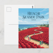 Hitachi Zeebospromenade Japan Briefkaart (Voorkant / Achterkant)