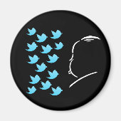 Hitch and Tweets Magneet (Voorkant)