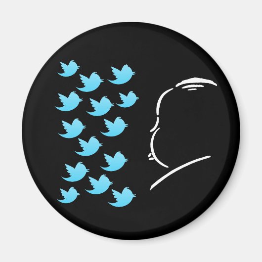 Hitch and Tweets Magneet (Voorkant)