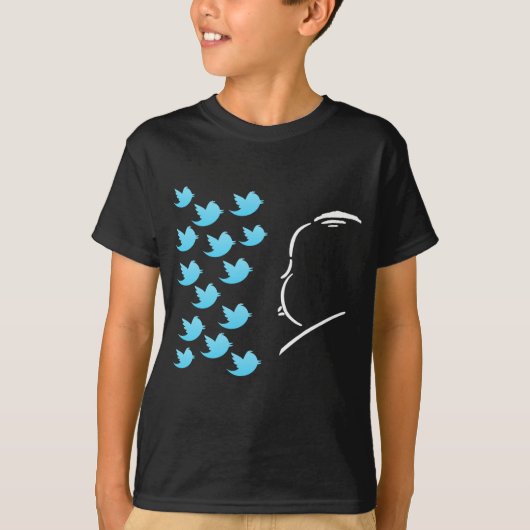 Hitch and Tweets T-shirt (Voorkant)