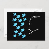 Hitch en Tweets Briefkaart (Voorkant / Achterkant)