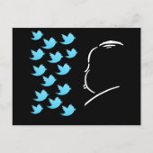 Hitch en Tweets Briefkaart (Voorkant)