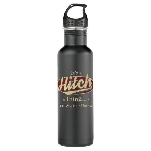 Hitch Thing Name Water Fles (Voorkant)