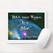 Hitch Your Wagon naar een Ster van Emerson Muismat (Met muis)