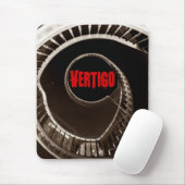 Hitchcock-esque Vertigo Dark Circular Stairwell Muismat (Met muis)