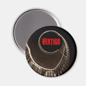 Hitchcock-esque Vertigo Donker cirkelvormig trappe Magneet (Voorkant / Achterkant)