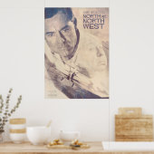 Hitchcock Fine Art North by Northwest classic film Poster (Keuken)