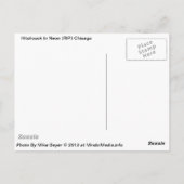 Hitchcock in Neon, Chicago Neon Sign Post Card Briefkaart (Achterkant)