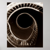 HITCHCOCKESQUE VERTIGO VORTEX POSTER SPIRALE STAIR (Voorkant)
