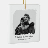 Hitched & Bewitched - Ornament voor trouwfoto's (Rechts)