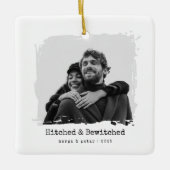 Hitched & Bewitched - Ornament voor trouwfoto's (Voorkant)
