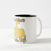 Hitchhiker's duimen op de Mok van de grappige Cart (Voorkant rechts)