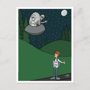 Hitchhiking Briefkaart